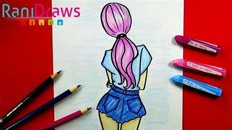 dibujos para dibujar de chicas|Dibujo fácil / Cómo dibujar una chica hermosa / Dibujos